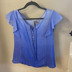 Brina & Em Blue Top Size:S